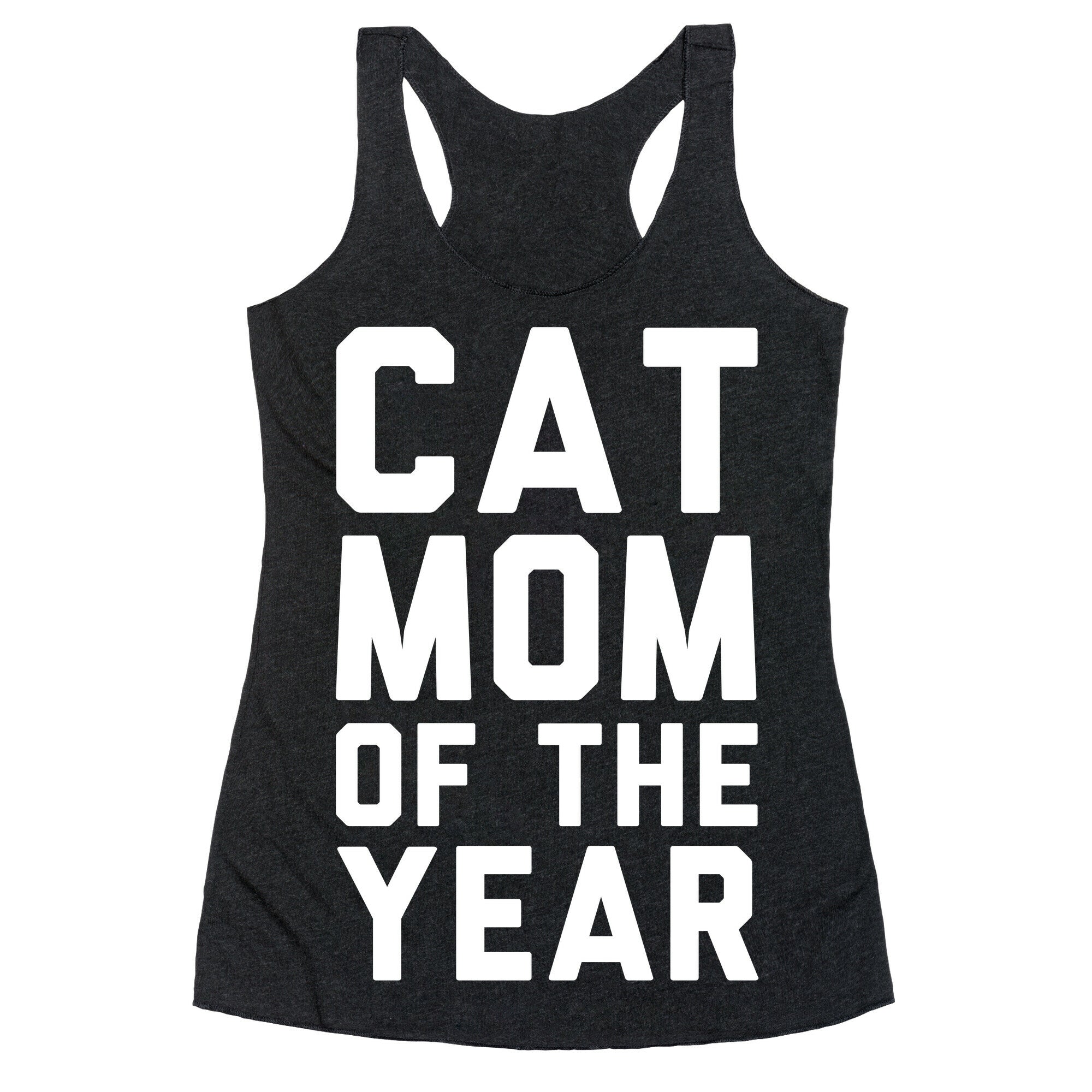 Cat Mom Of The Year Racerback Tank