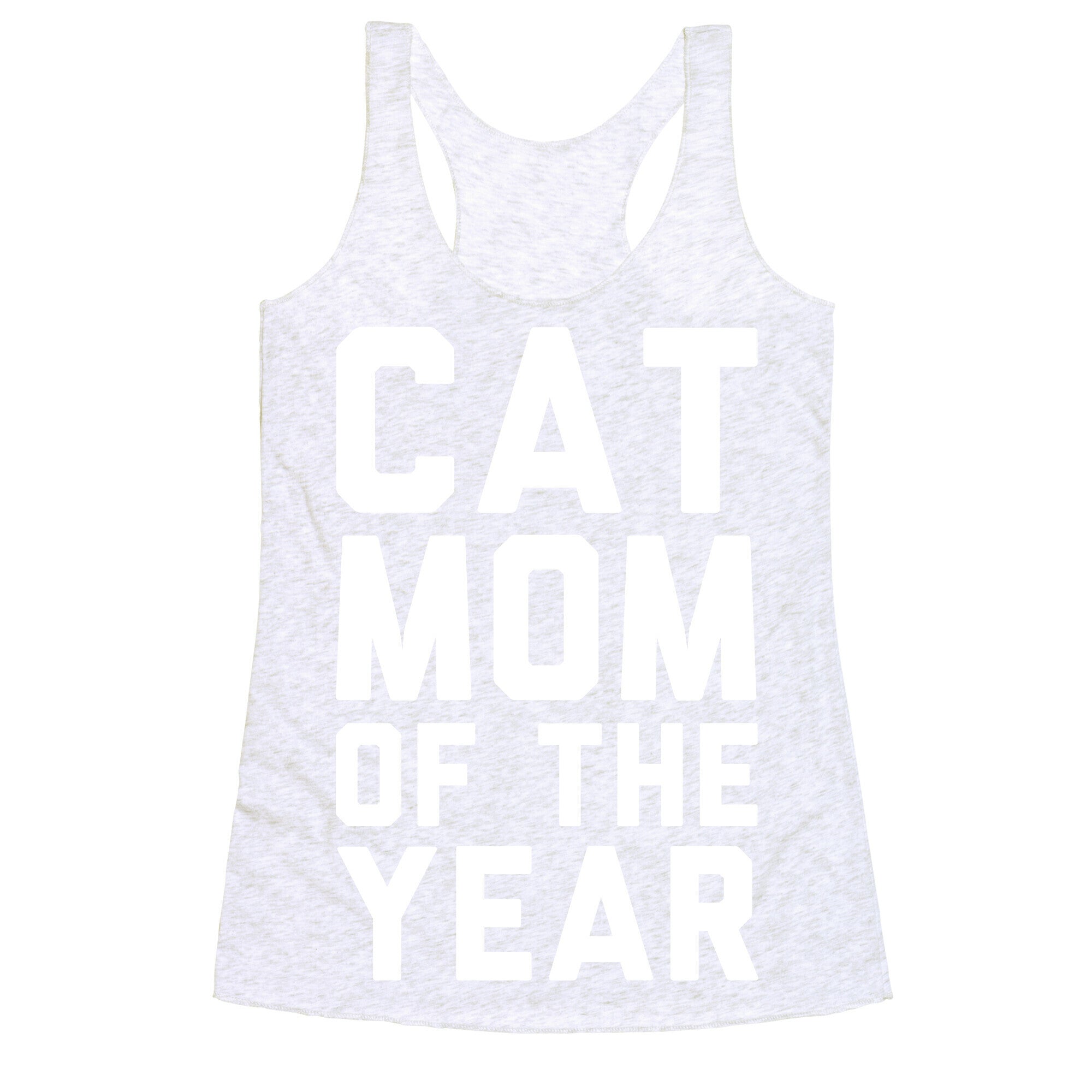 Cat Mom Of The Year Racerback Tank