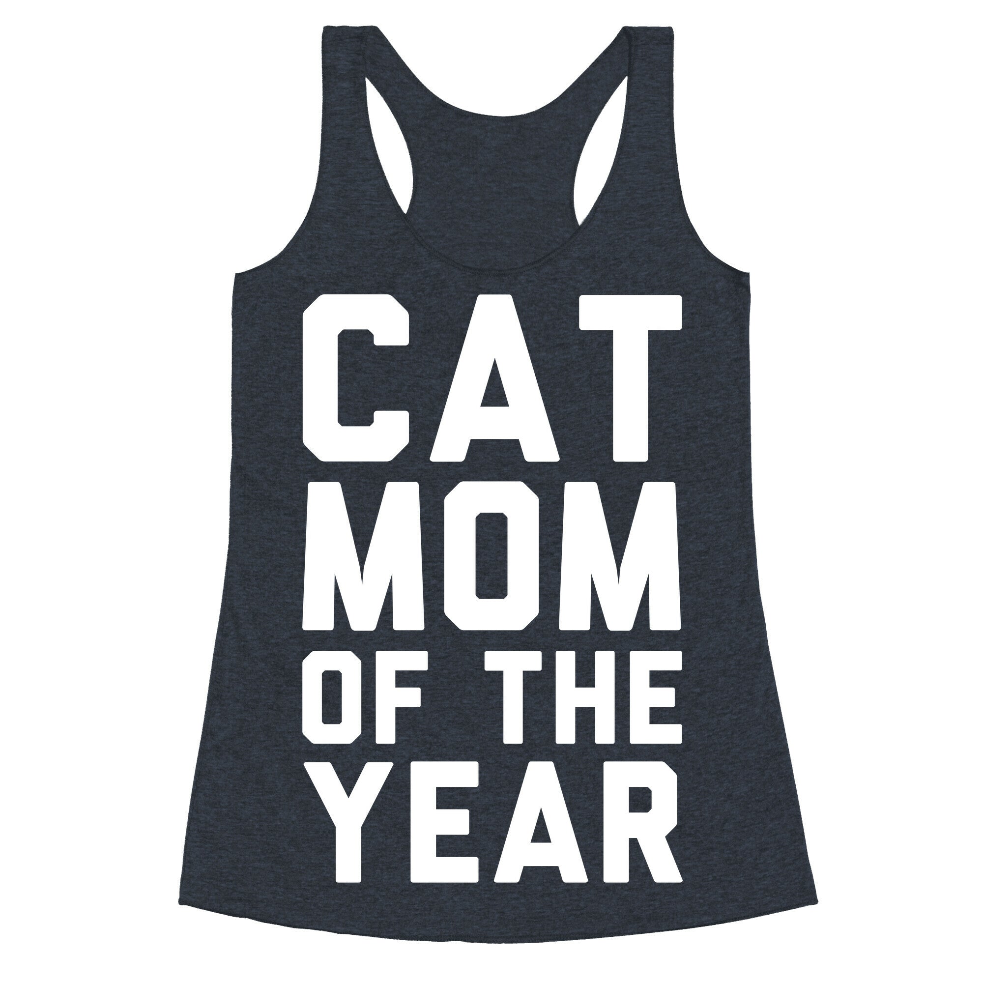 Cat Mom Of The Year Racerback Tank