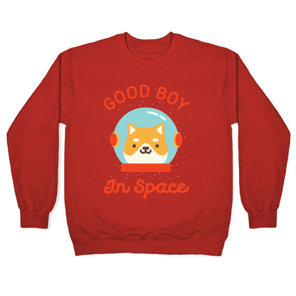 Good Boy In Space Crewneck Sweatshirt