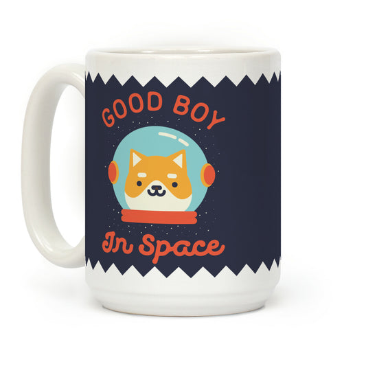 Good Boy In Space Coffee Mug