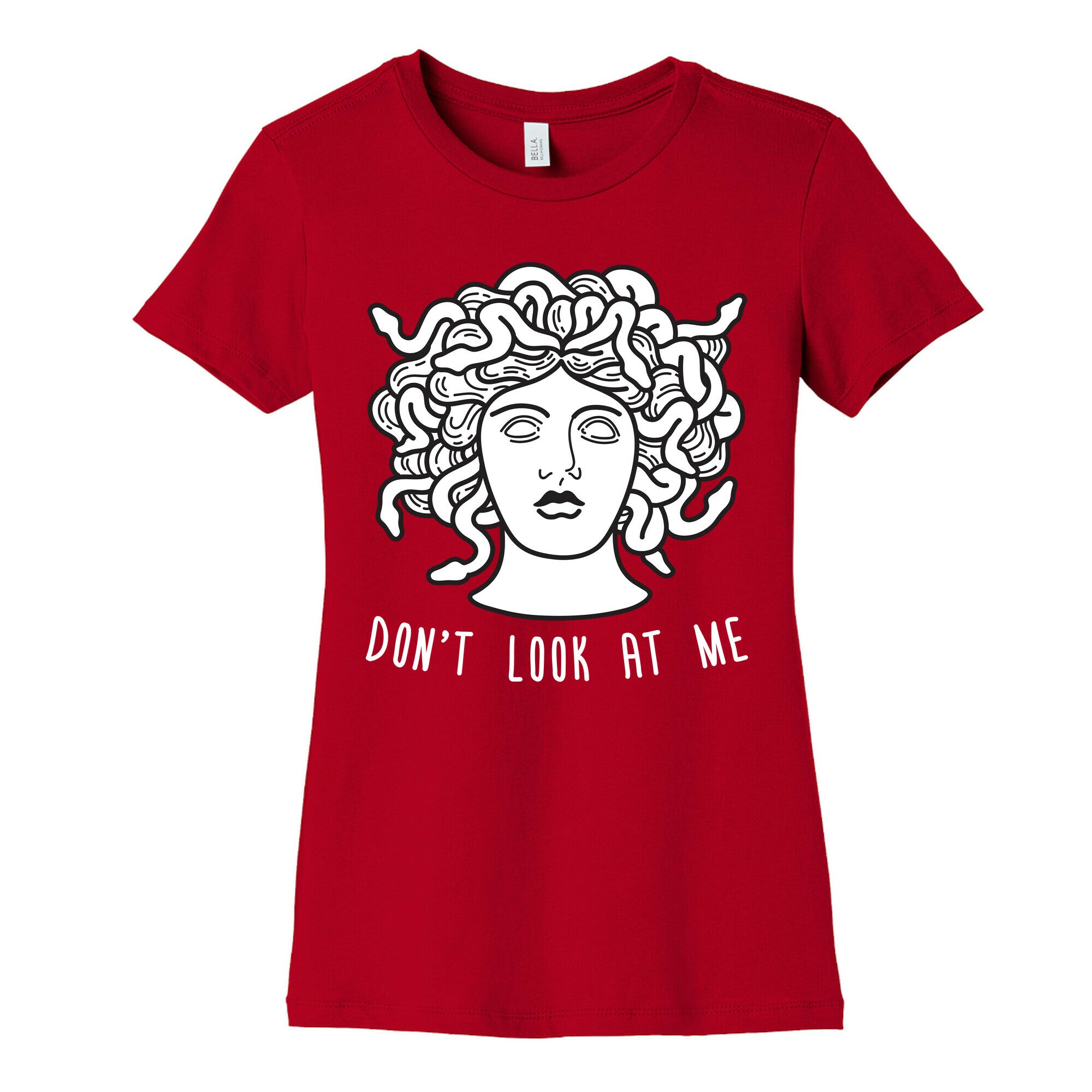 Don't Look At Me Medusa Women's Cotton Tee