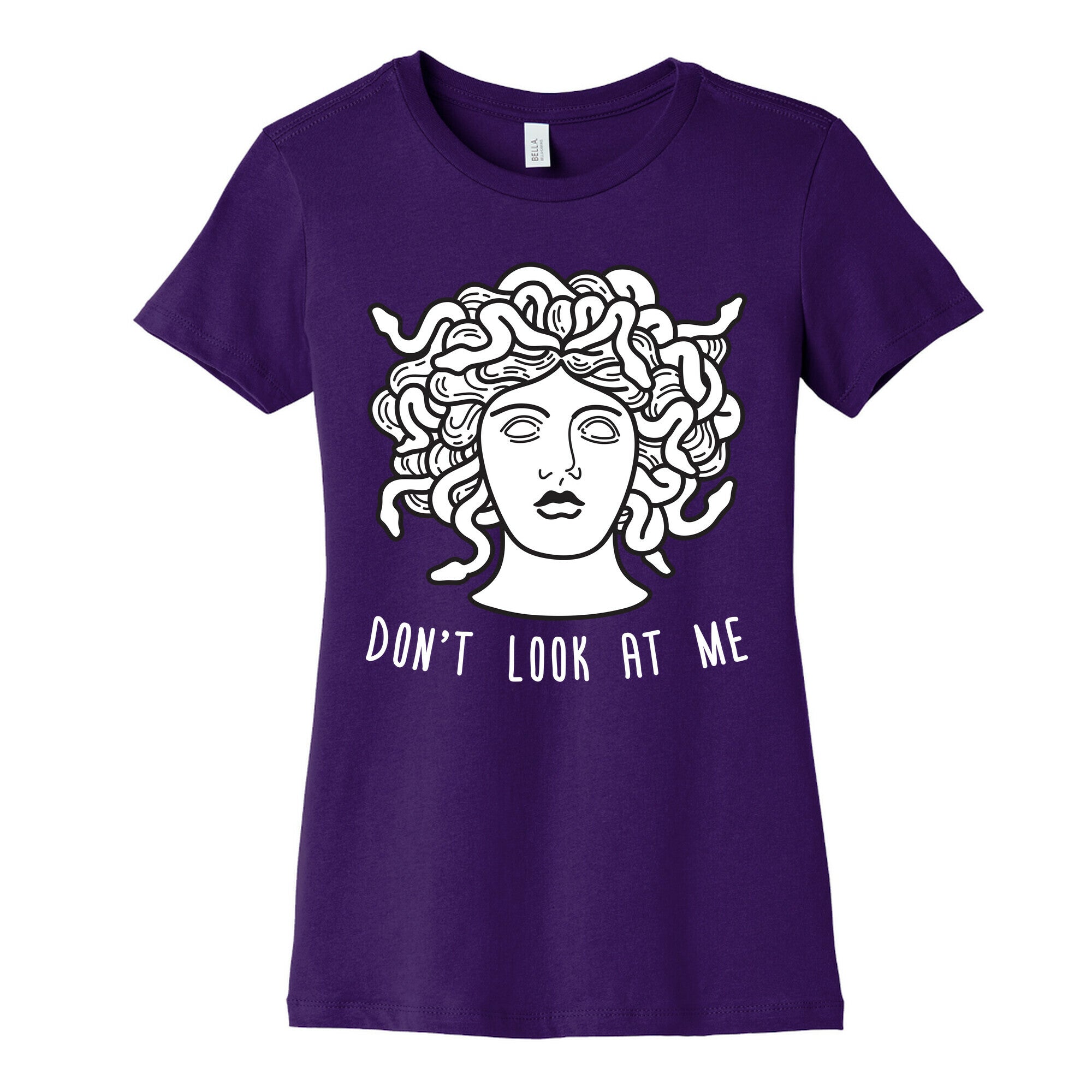 Don't Look At Me Medusa Women's Cotton Tee