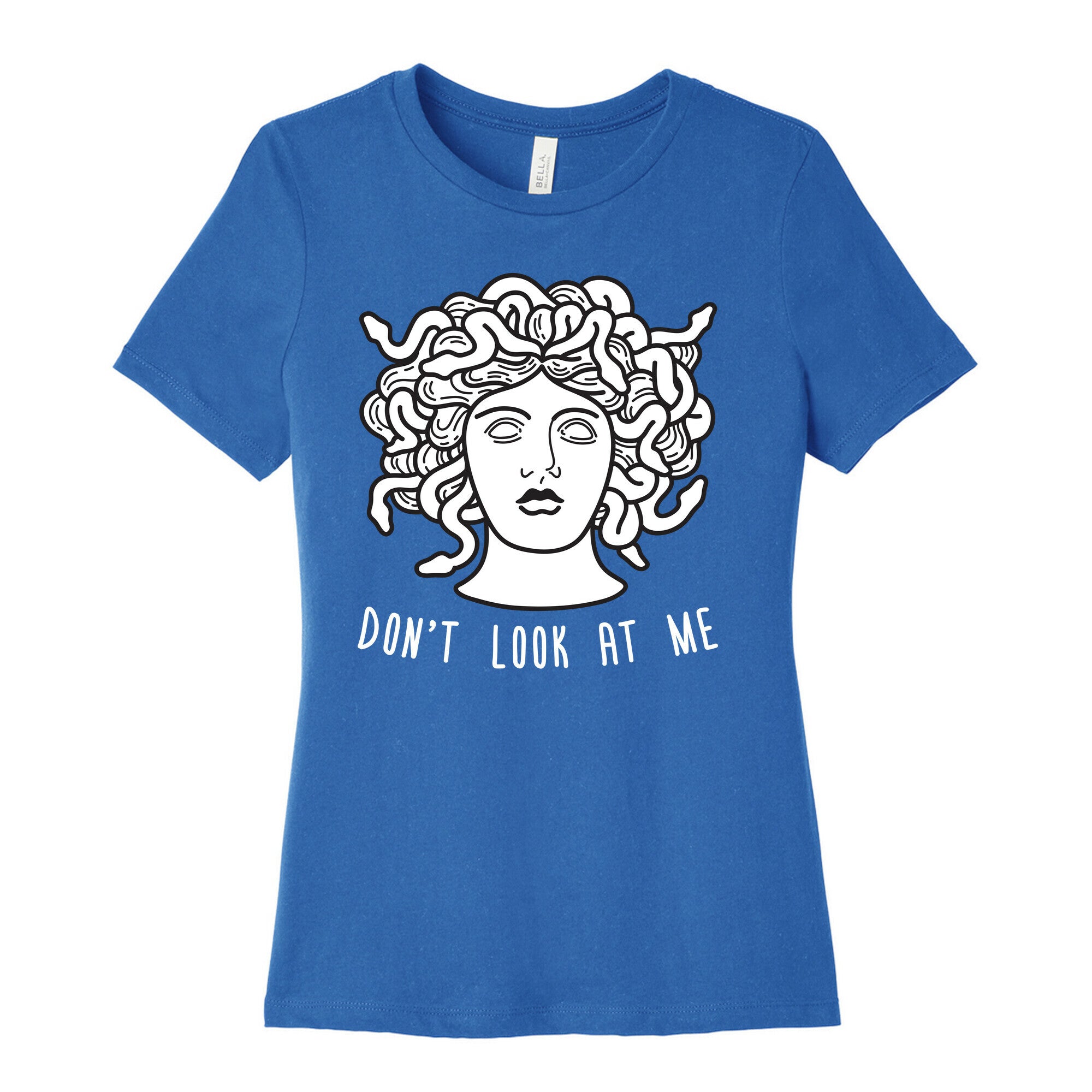 Don't Look At Me Medusa Women's Cotton Tee