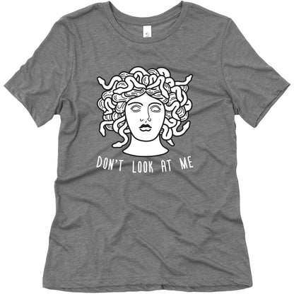 Don't Look At Me Medusa Women's Triblend Tee