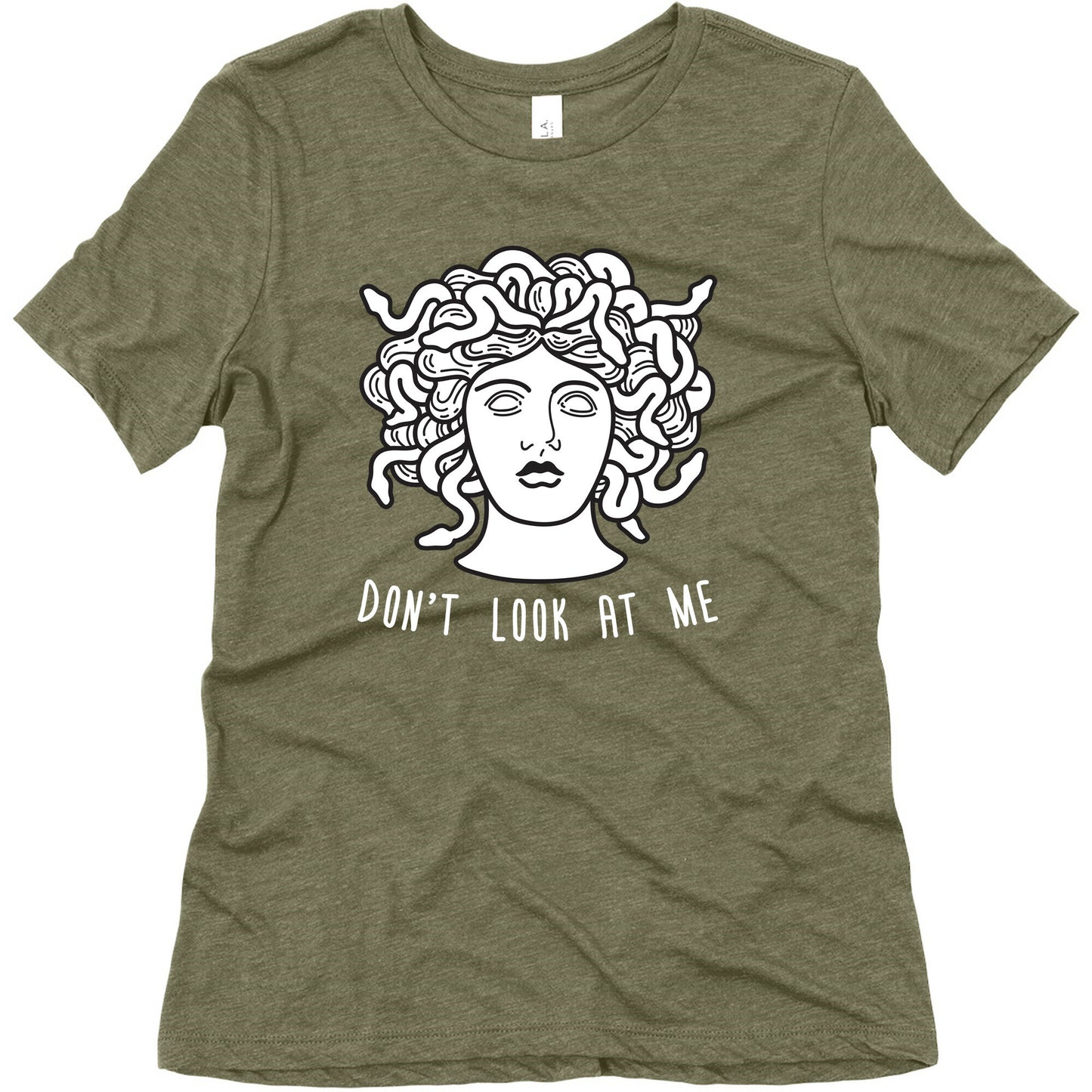 Don't Look At Me Medusa Women's Triblend Tee