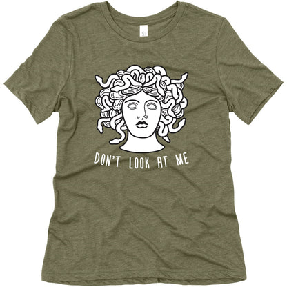 Don't Look At Me Medusa Women's Triblend Tee