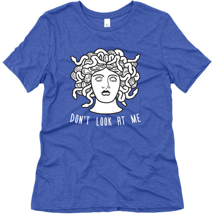 Don't Look At Me Medusa Women's Triblend Tee