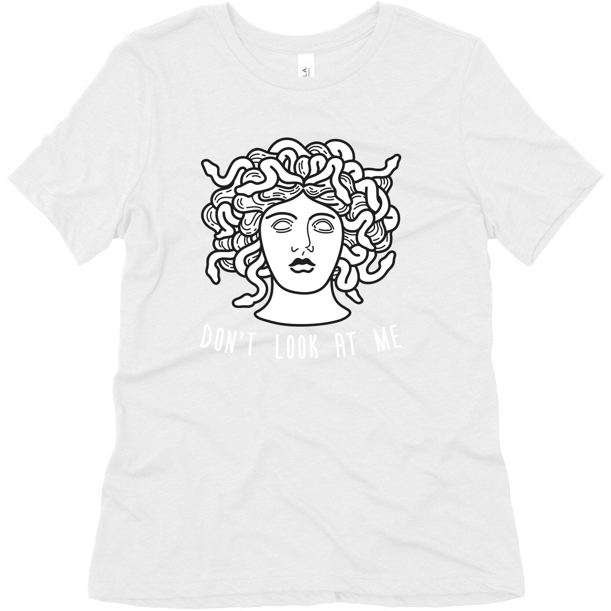 Don't Look At Me Medusa Women's Triblend Tee