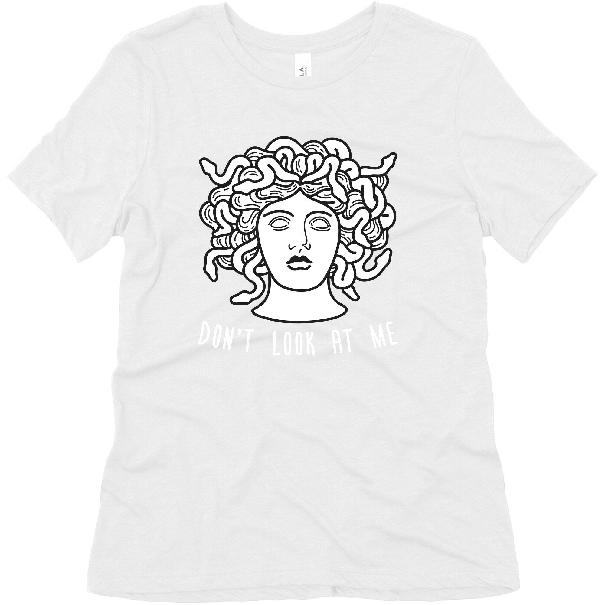 Don't Look At Me Medusa Women's Triblend Tee