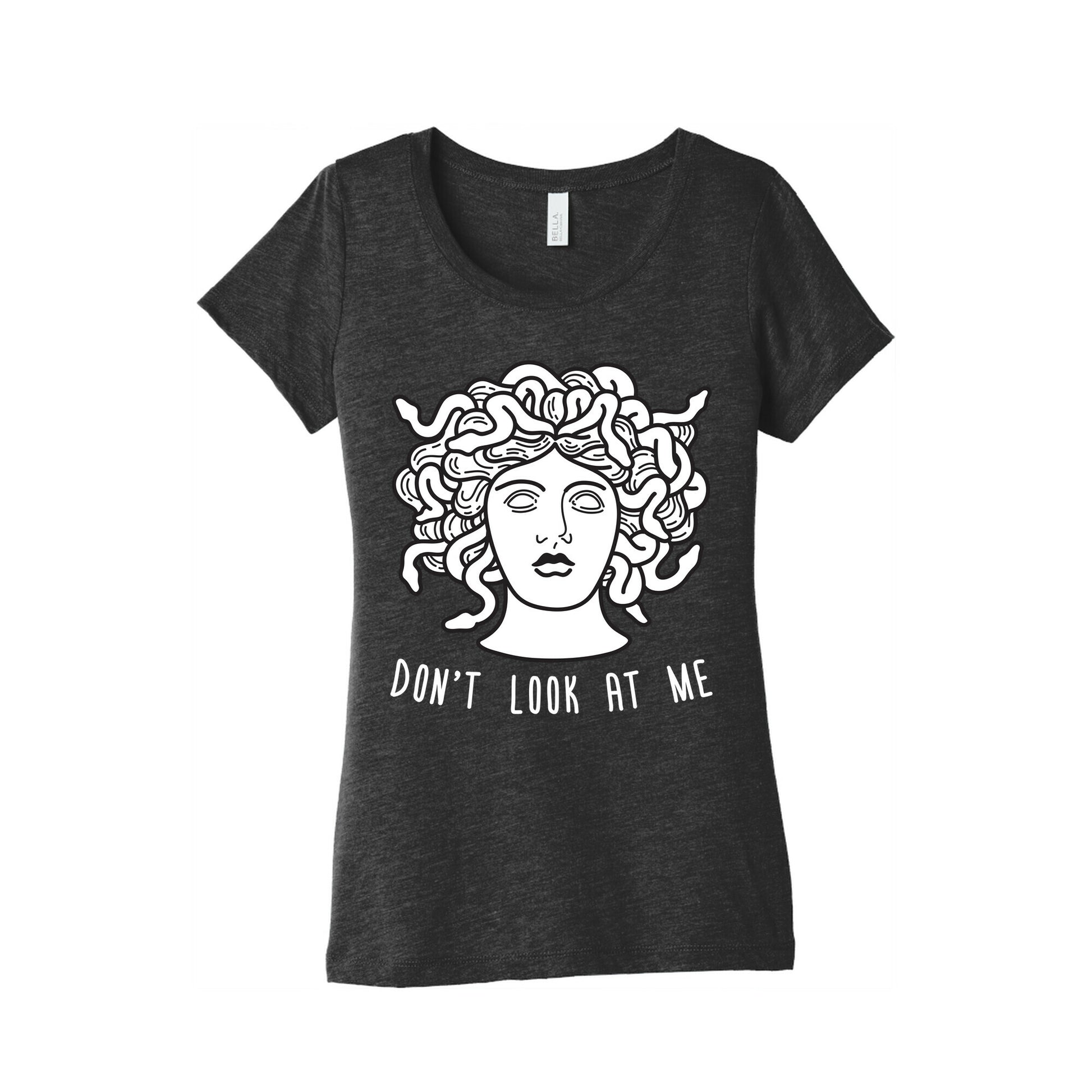 Don't Look At Me Medusa Women's Triblend Tee