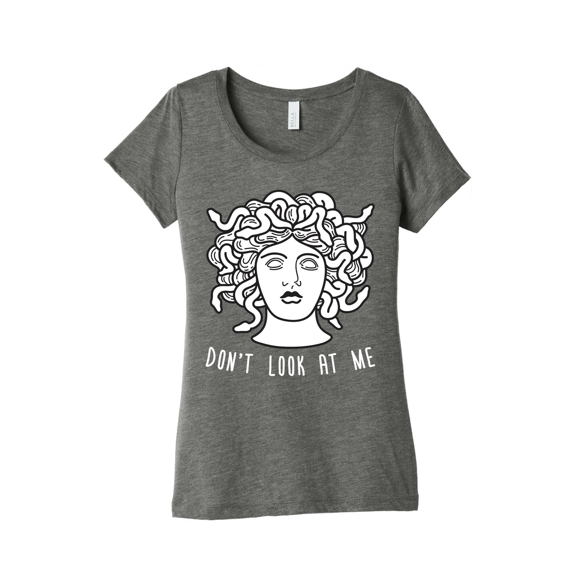 Don't Look At Me Medusa Women's Triblend Tee