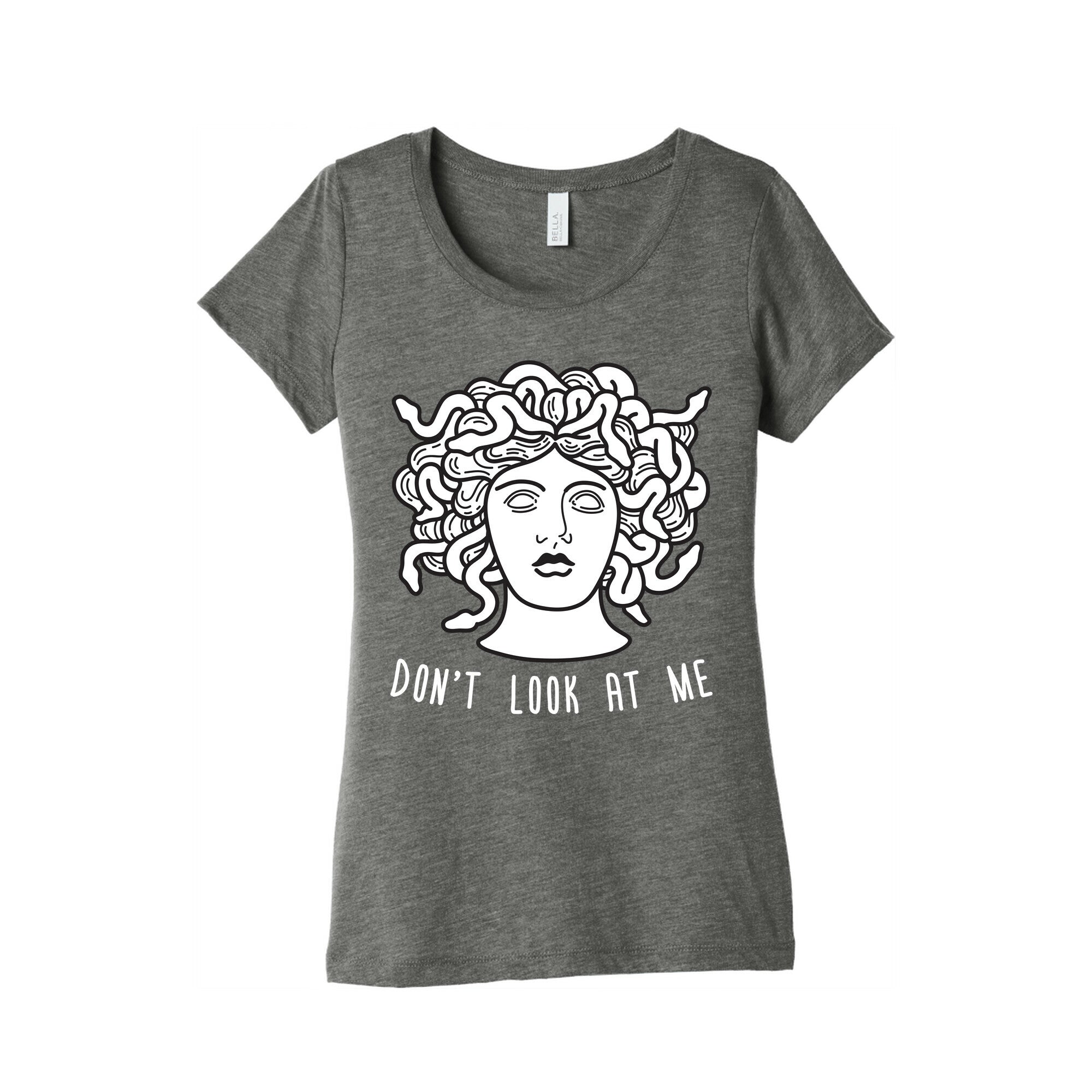 Don't Look At Me Medusa Women's Triblend Tee