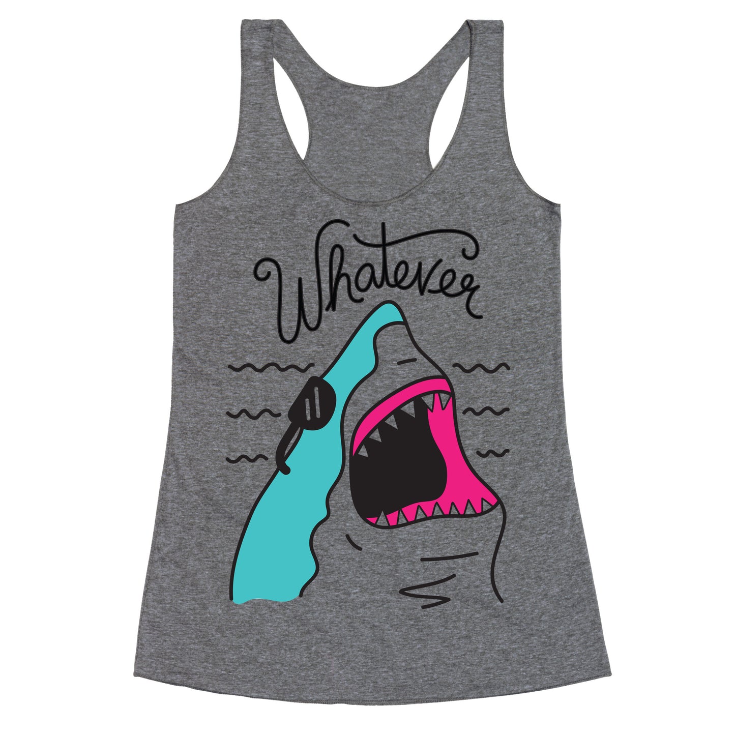Whatever Shark Racerback Tank