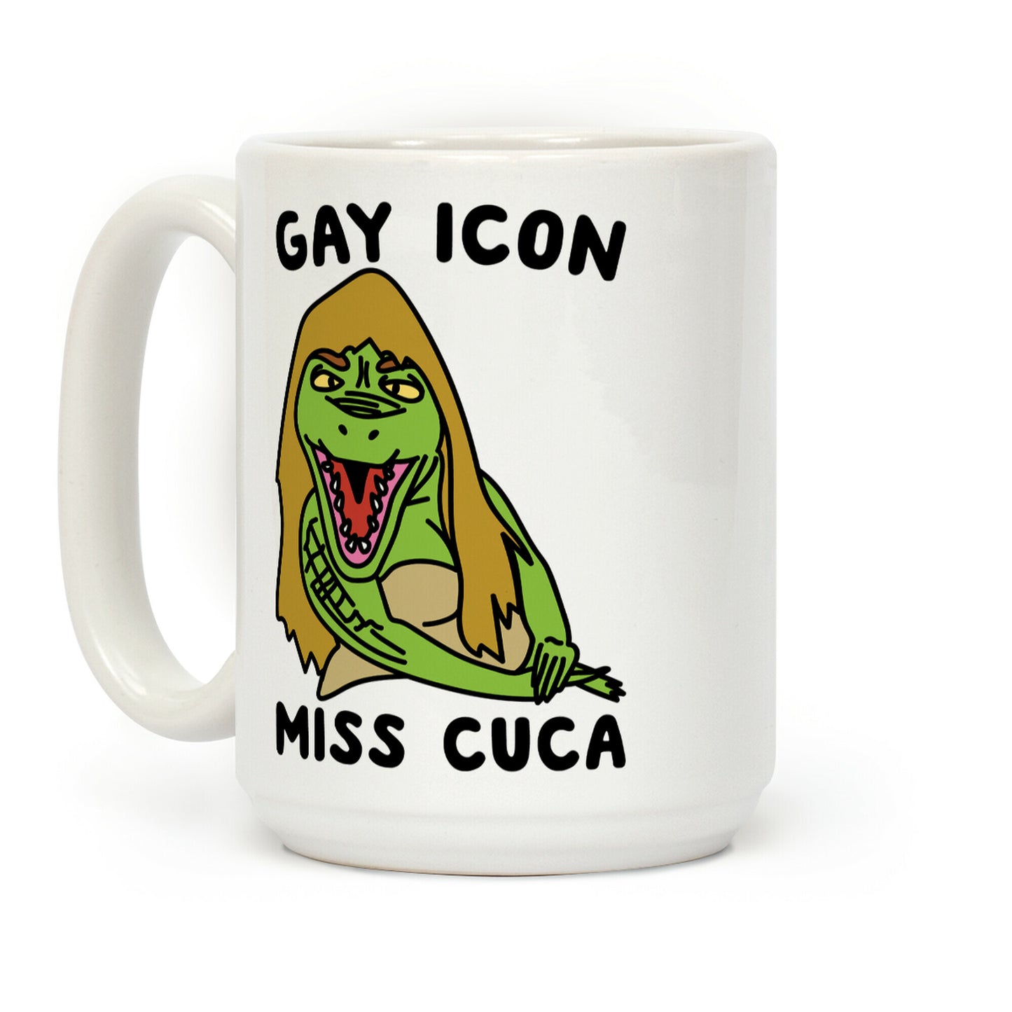 Gay Icon Miss Cuca Parody Coffee Mug