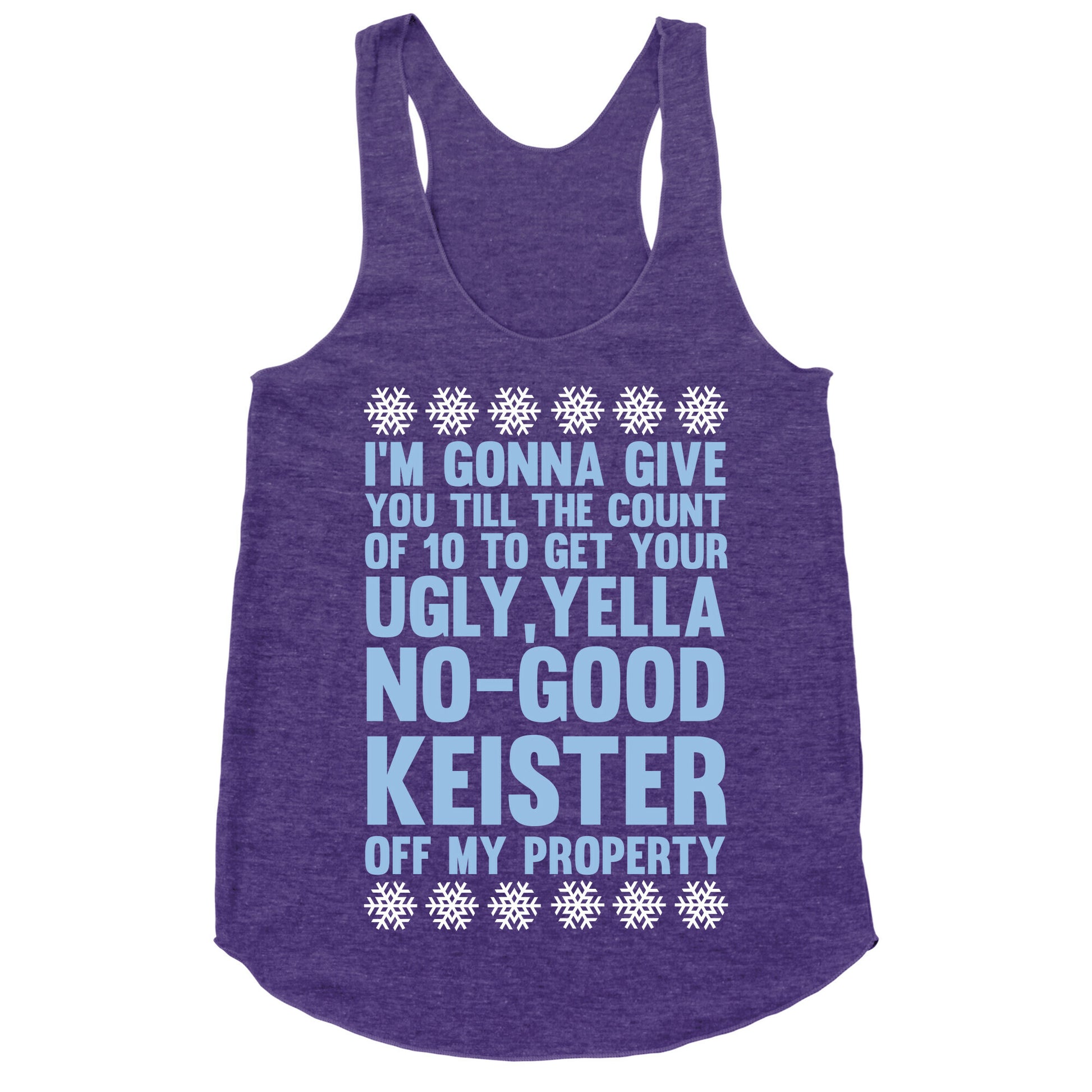 Ugly, Yella, No-Good Keister Racerback Tank