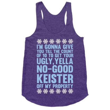 Ugly, Yella, No-Good Keister Racerback Tank