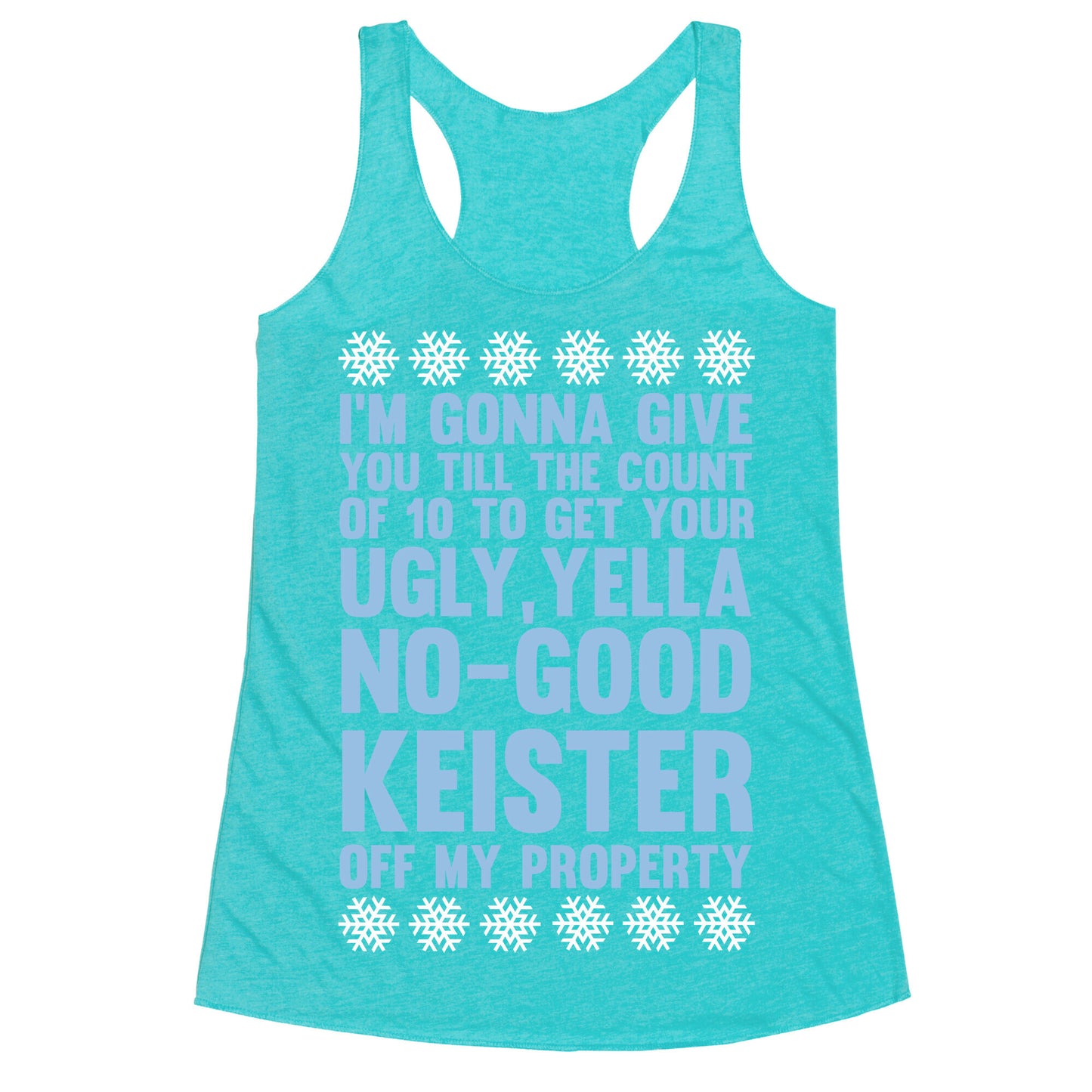 Ugly, Yella, No-Good Keister Racerback Tank