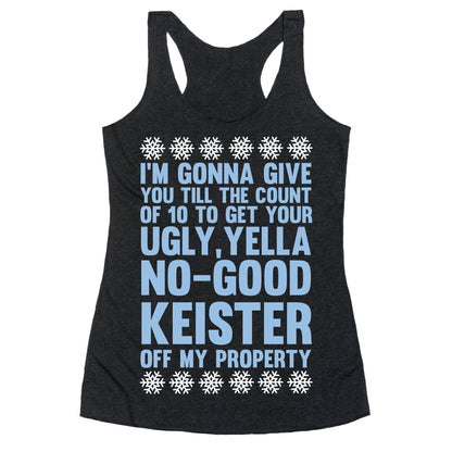 Ugly, Yella, No-Good Keister Racerback Tank
