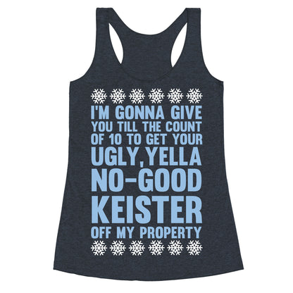 Ugly, Yella, No-Good Keister Racerback Tank