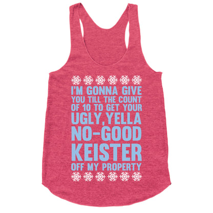 Ugly, Yella, No-Good Keister Racerback Tank