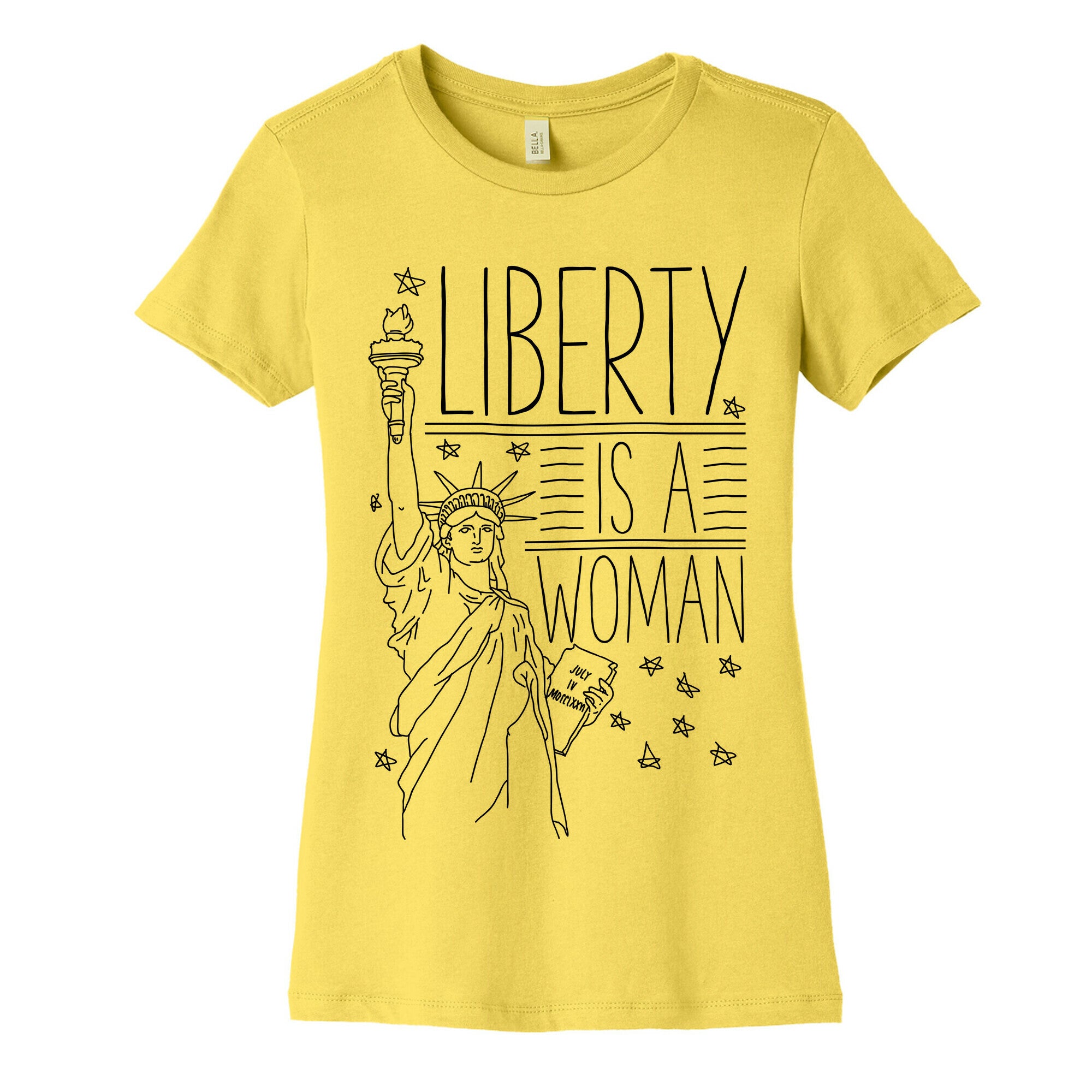 Liberty is a Woman Women's Cotton Tee