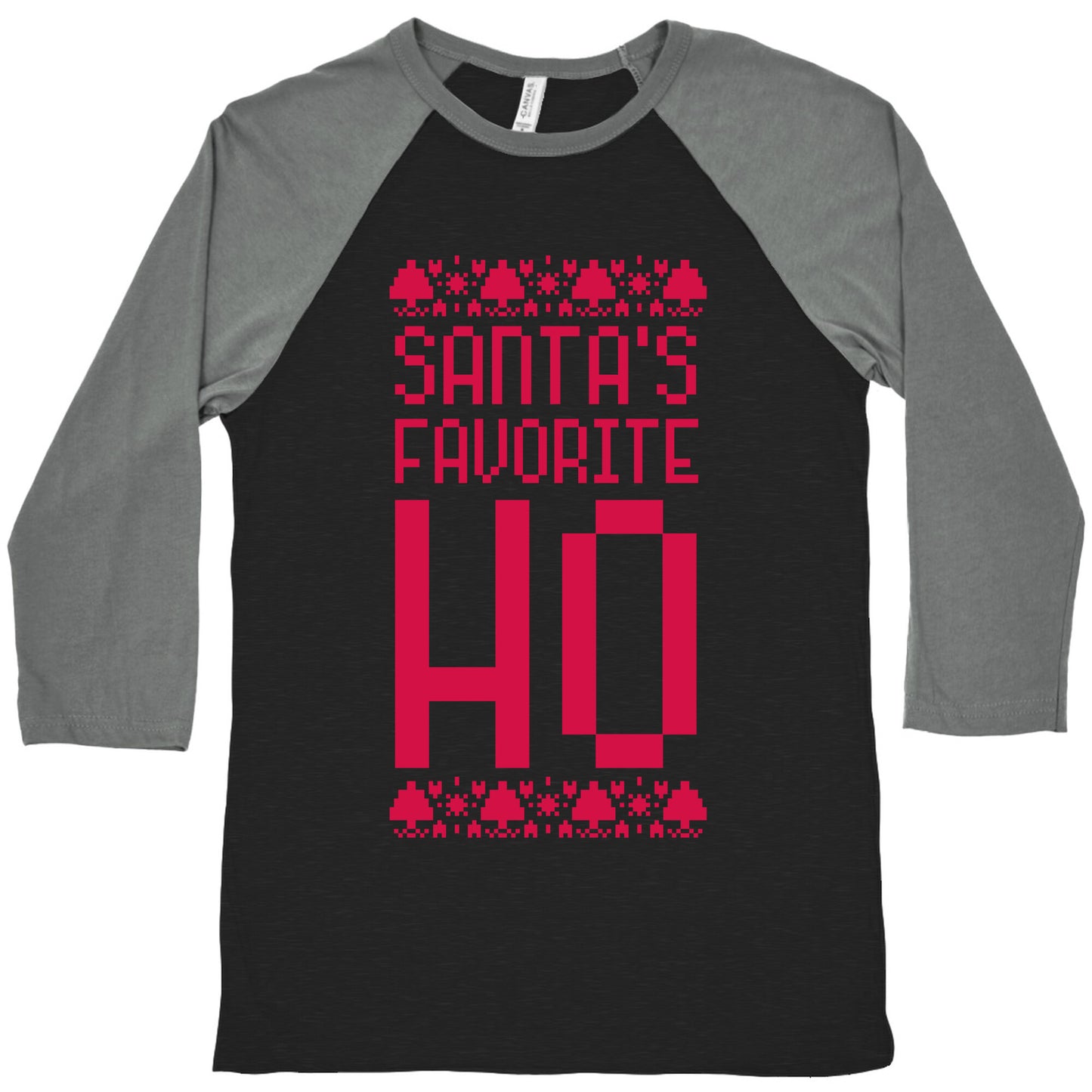 Santa's Favorite Ho Baseball Tee