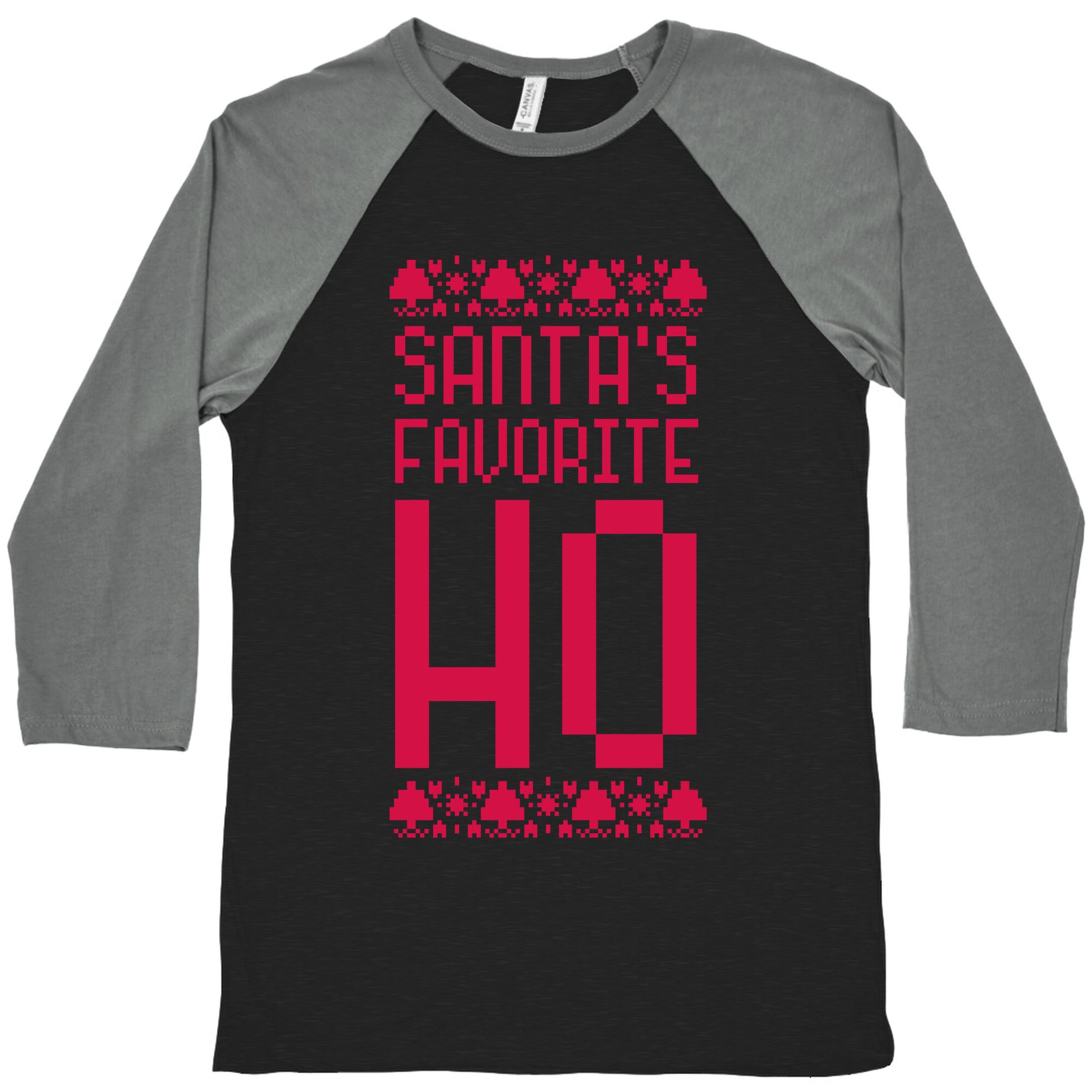 Santa's Favorite Ho Baseball Tee
