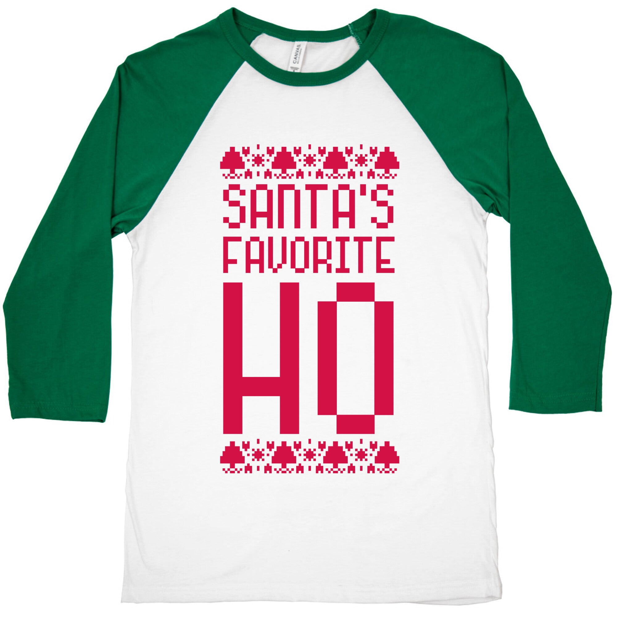 Santa's Favorite Ho Baseball Tee