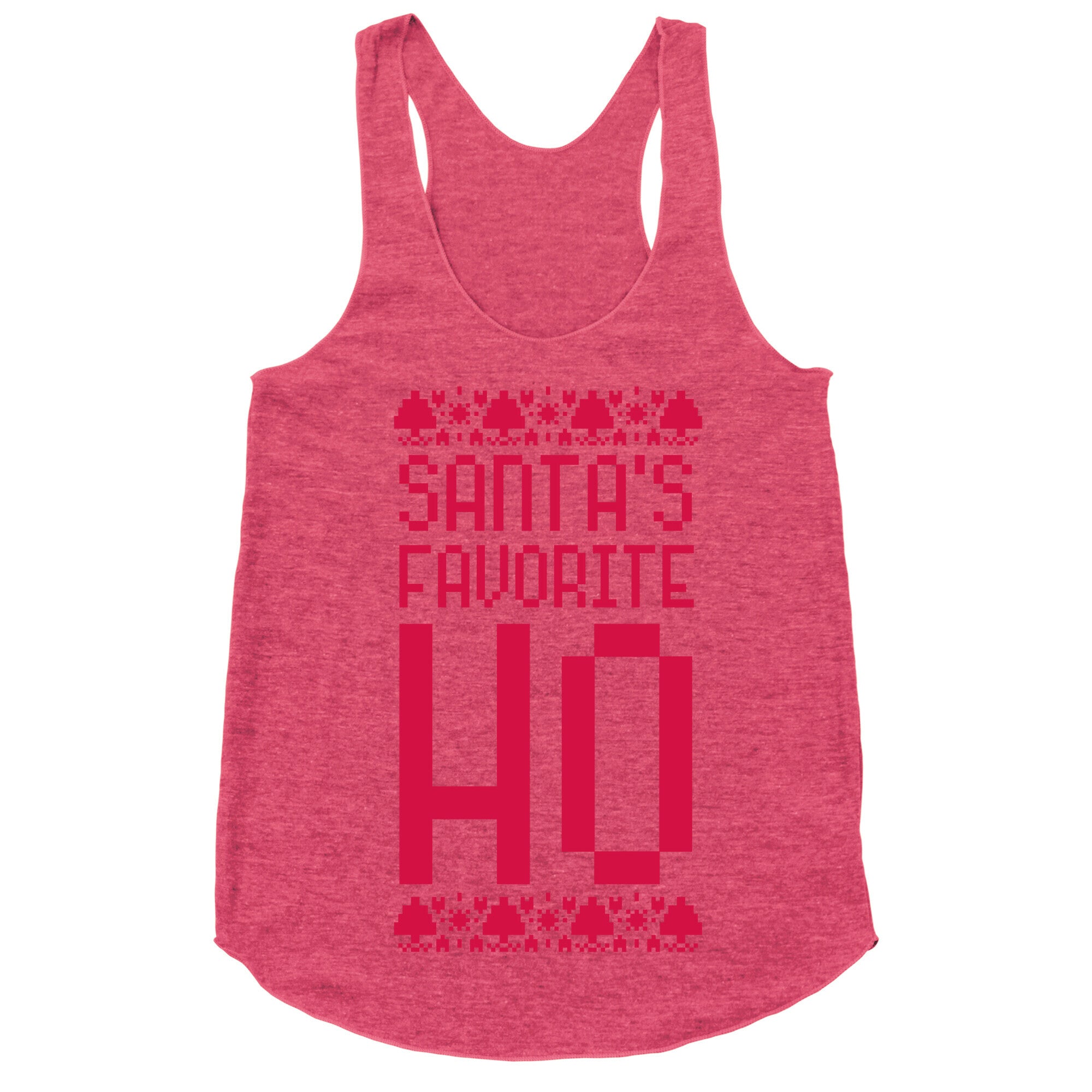Santa's Favorite Ho Racerback Tank