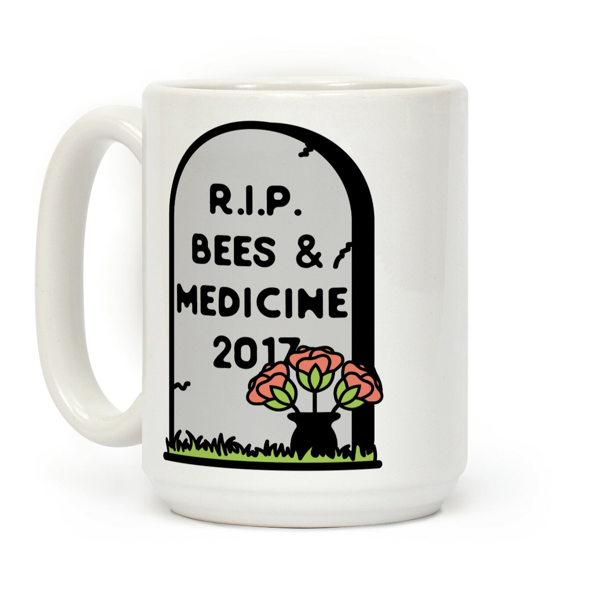 Rest In Peace Bees and Medicine Coffee Mug