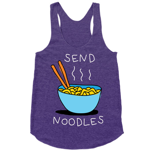 Send Noodles Racerback Tank