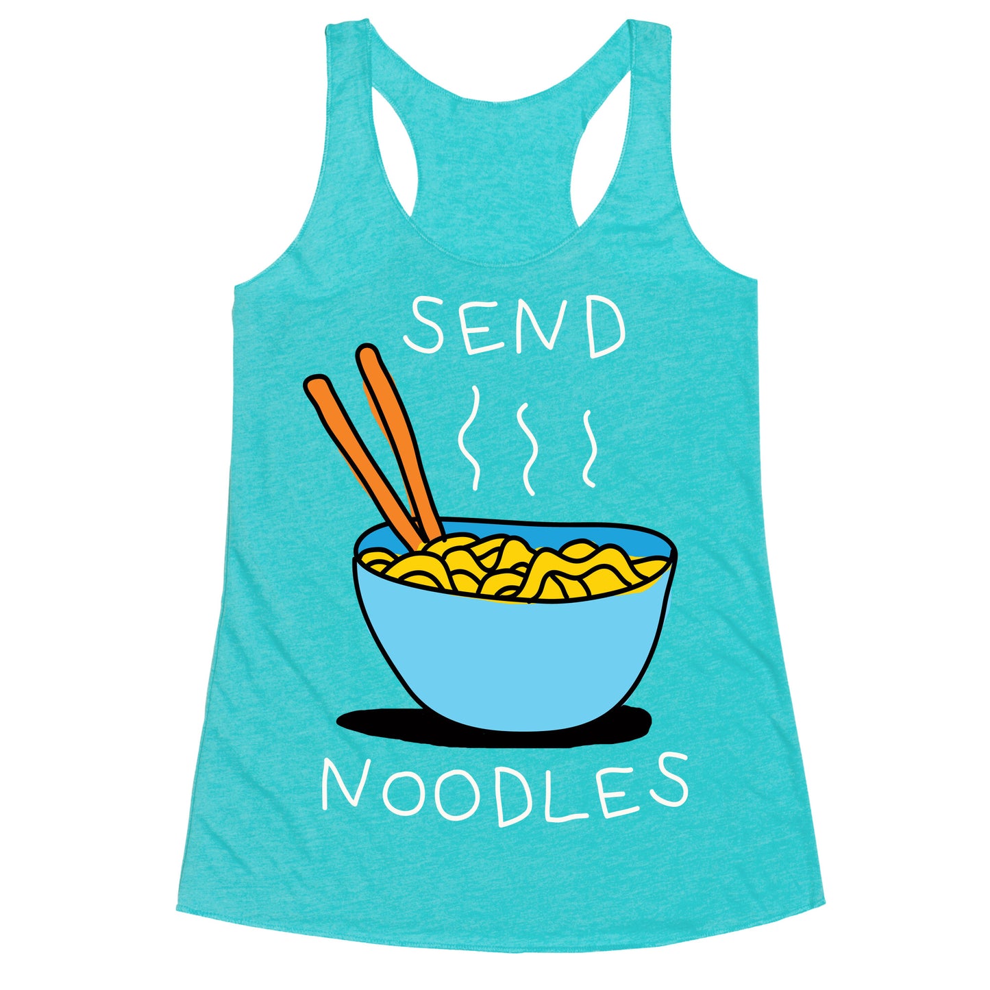 Send Noodles Racerback Tank