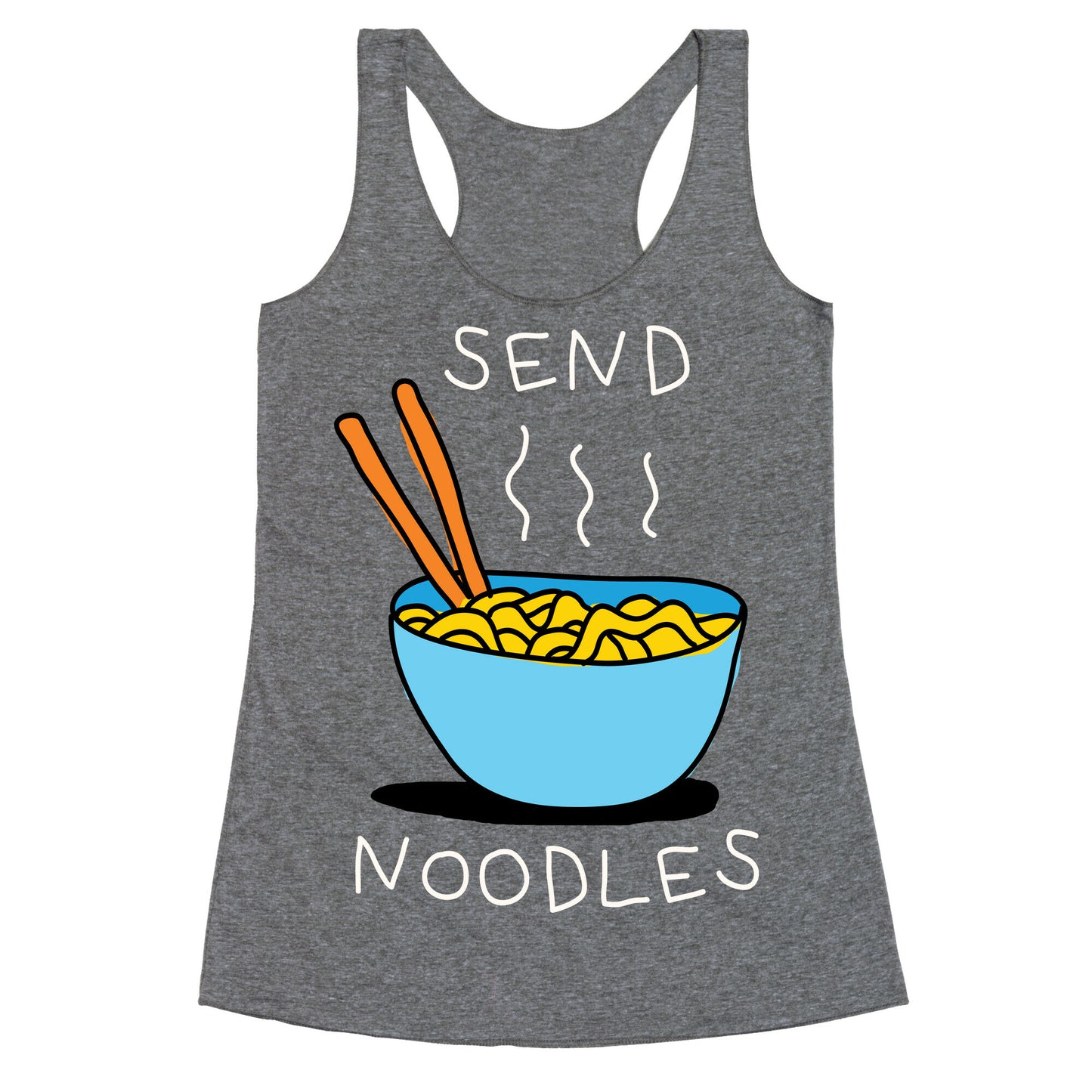 Send Noodles Racerback Tank