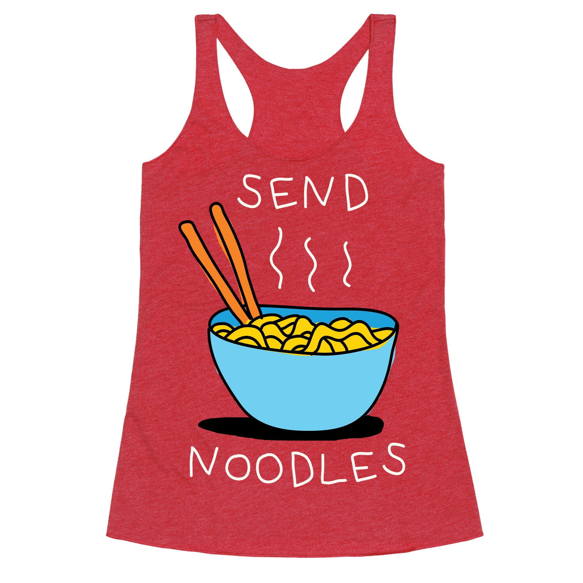 Send Noodles Racerback Tank