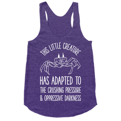 This Little Creature Has Adapted Racerback Tank