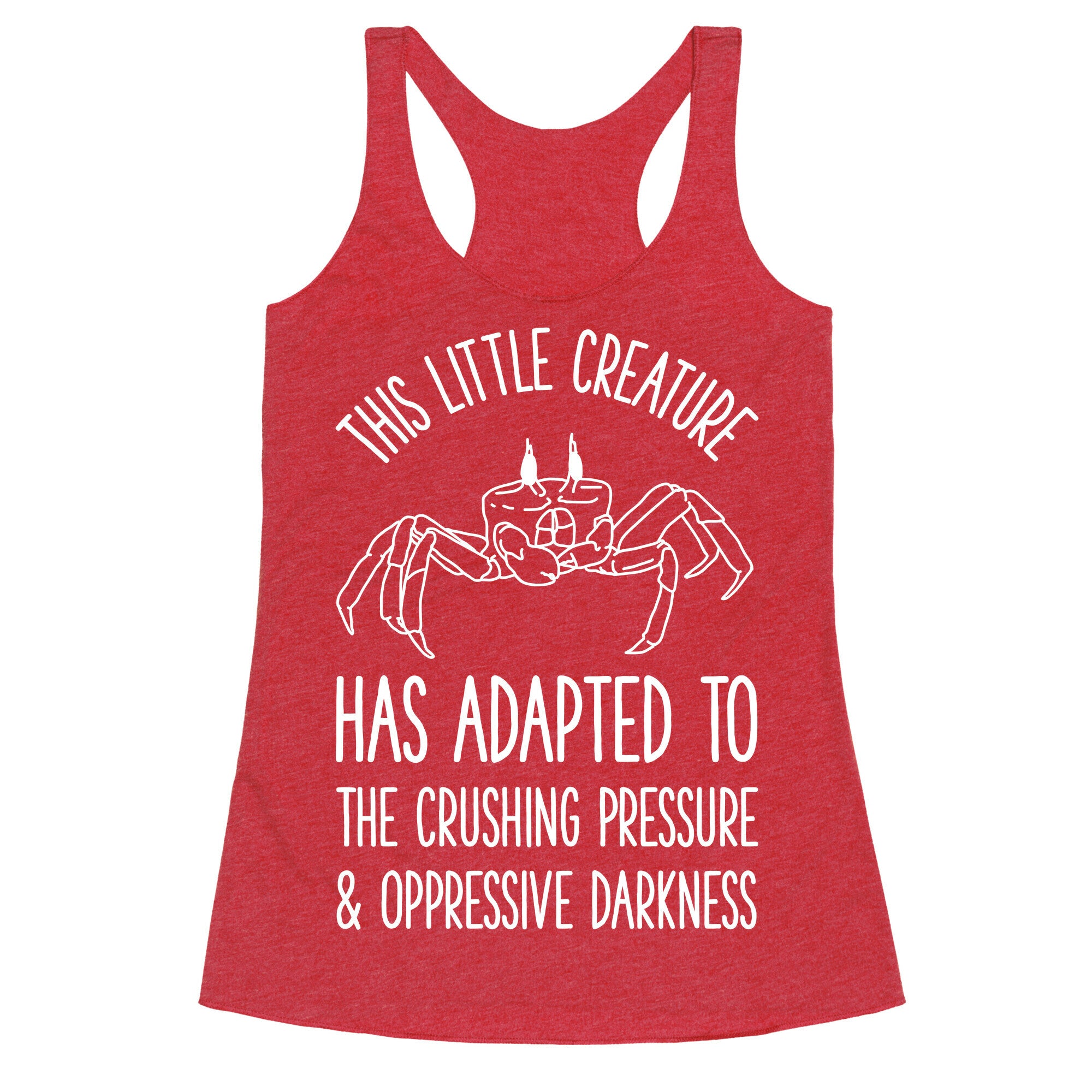 This Little Creature Has Adapted Racerback Tank