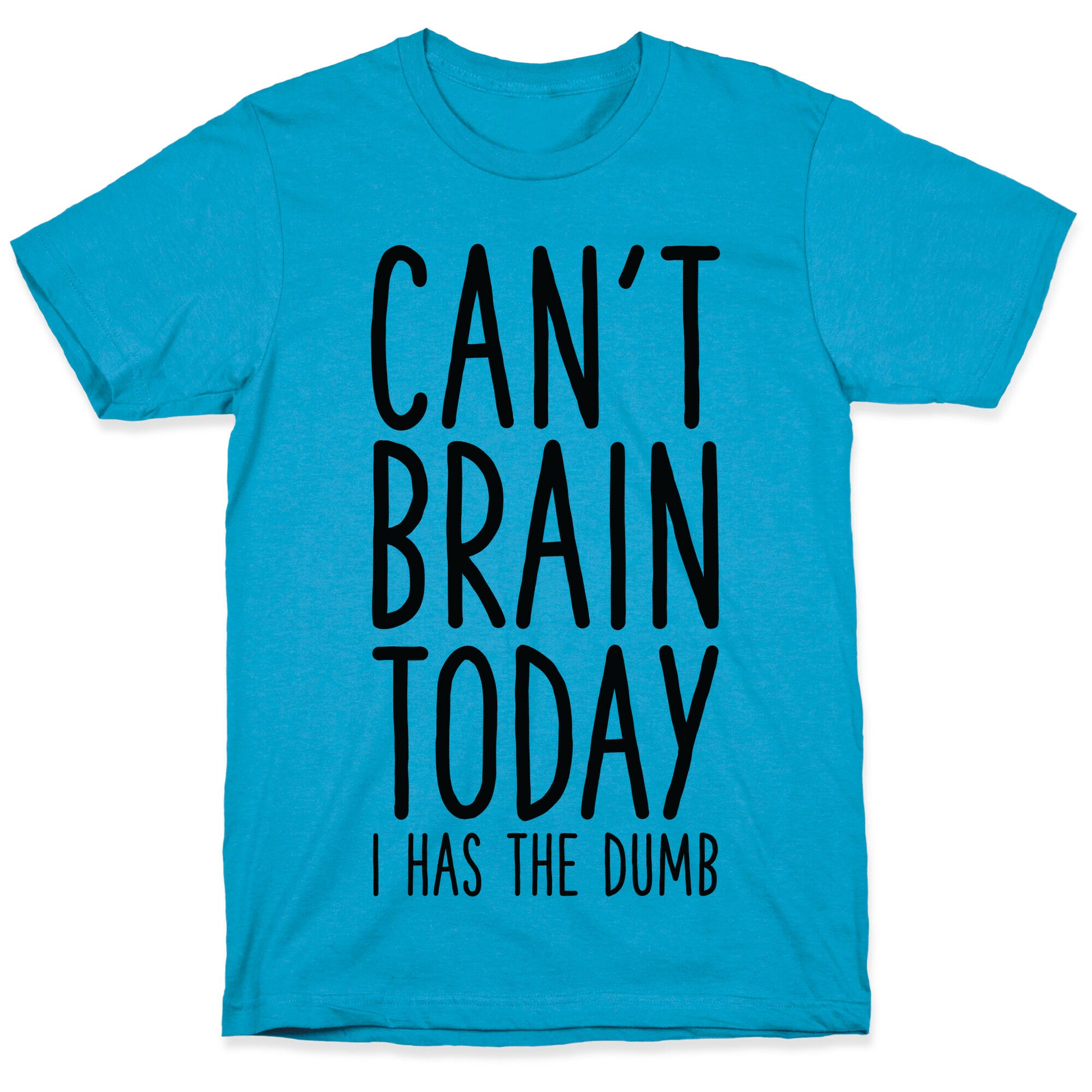 Can't Brain Today I Has The Dumb Unisex Triblend Tee