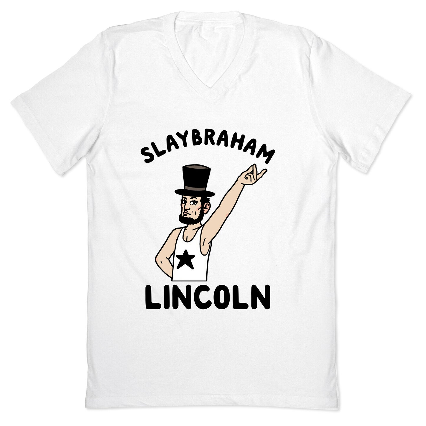 Slaybraham Lincoln V-Neck