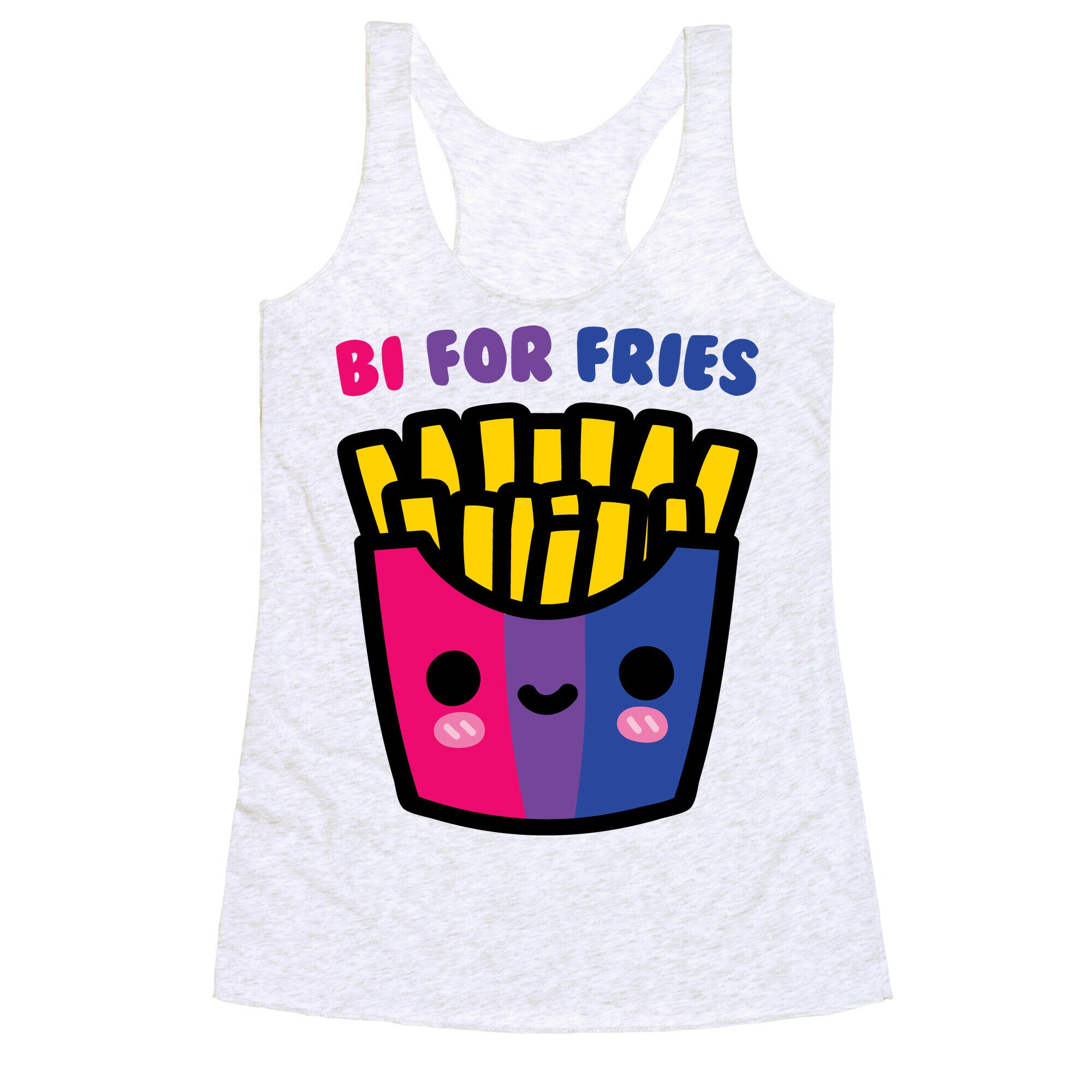 Bi For Fries Racerback Tank
