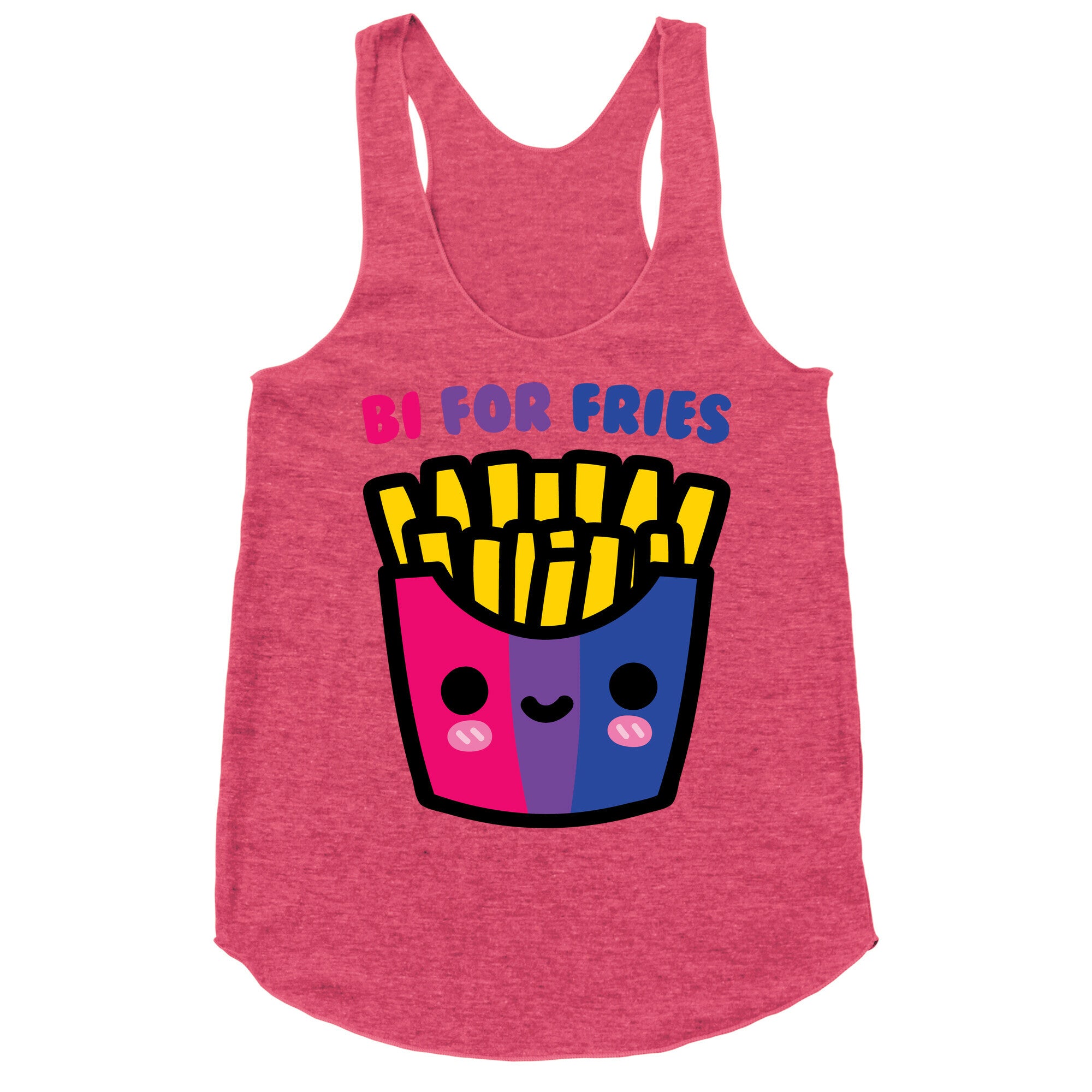 Bi For Fries Racerback Tank