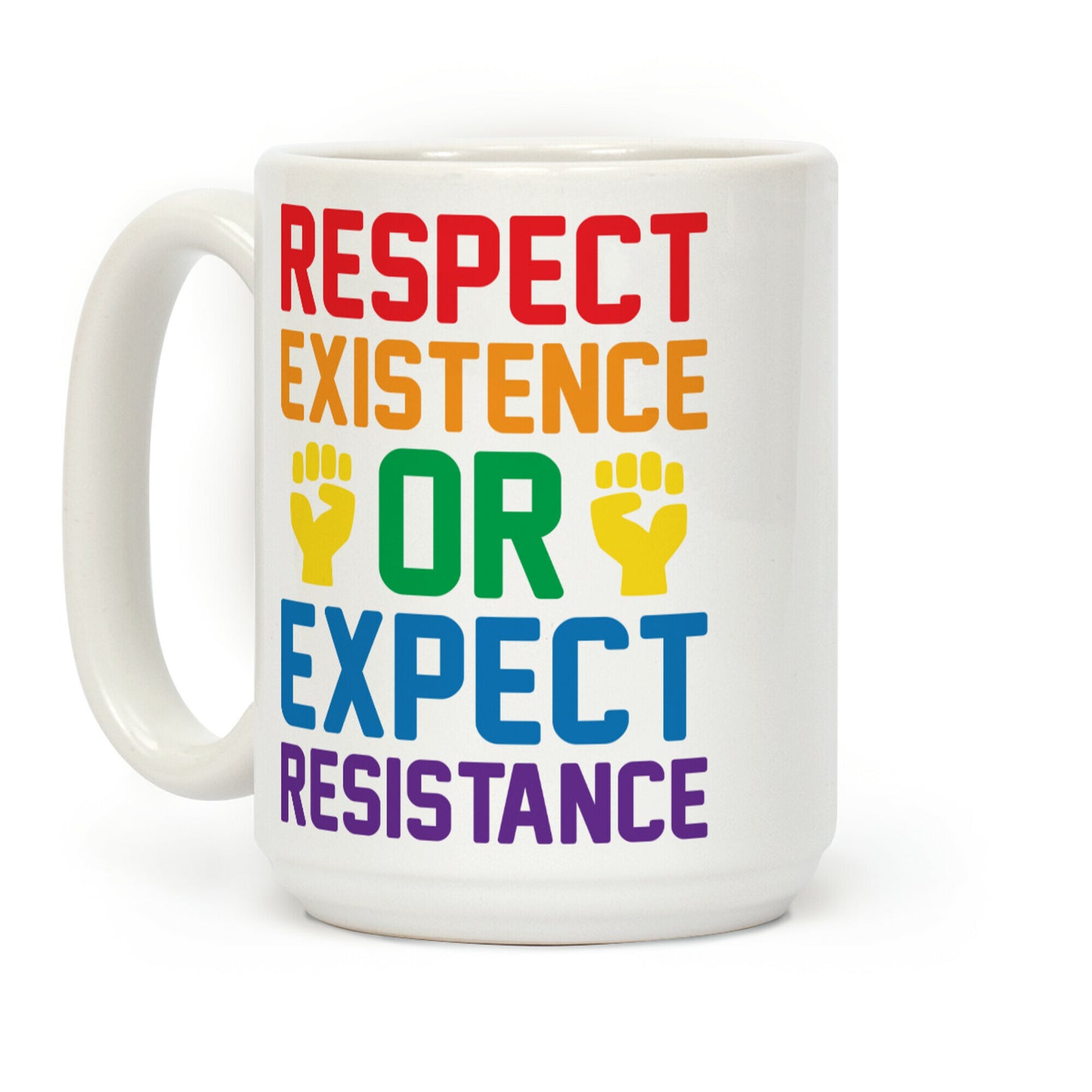 Respect Existence Or Expect Resistance Coffee Mug