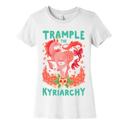 Trample the Kyriarchy Women's Cotton Tee