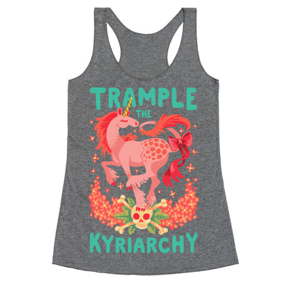 Trample the Kyriarchy Racerback Tank