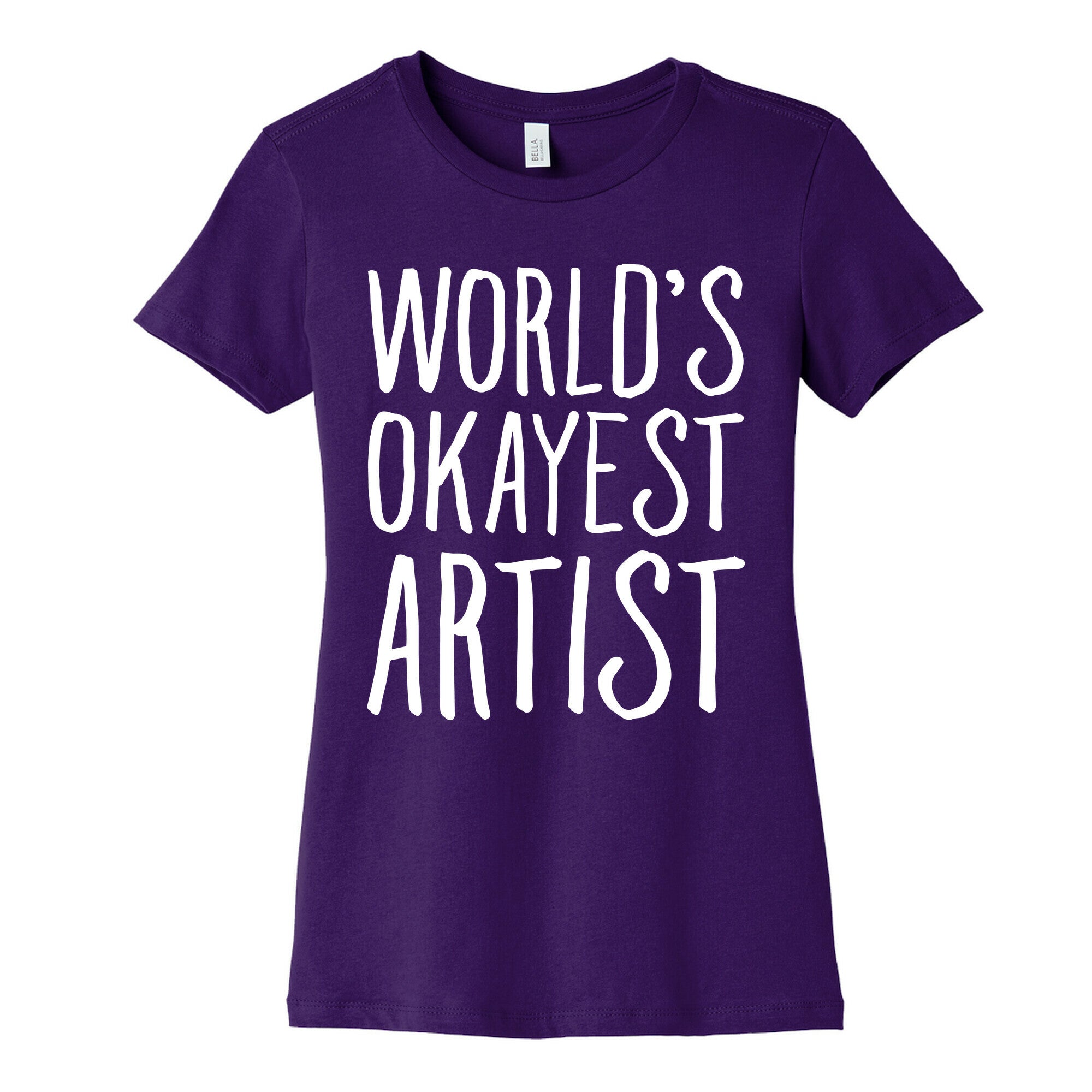 World's Okayest Artist Women's Cotton Tee