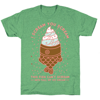 I Scream You Scream Unisex Triblend Tee