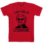 I Put the Lit in Literature (Twain) T-Shirt