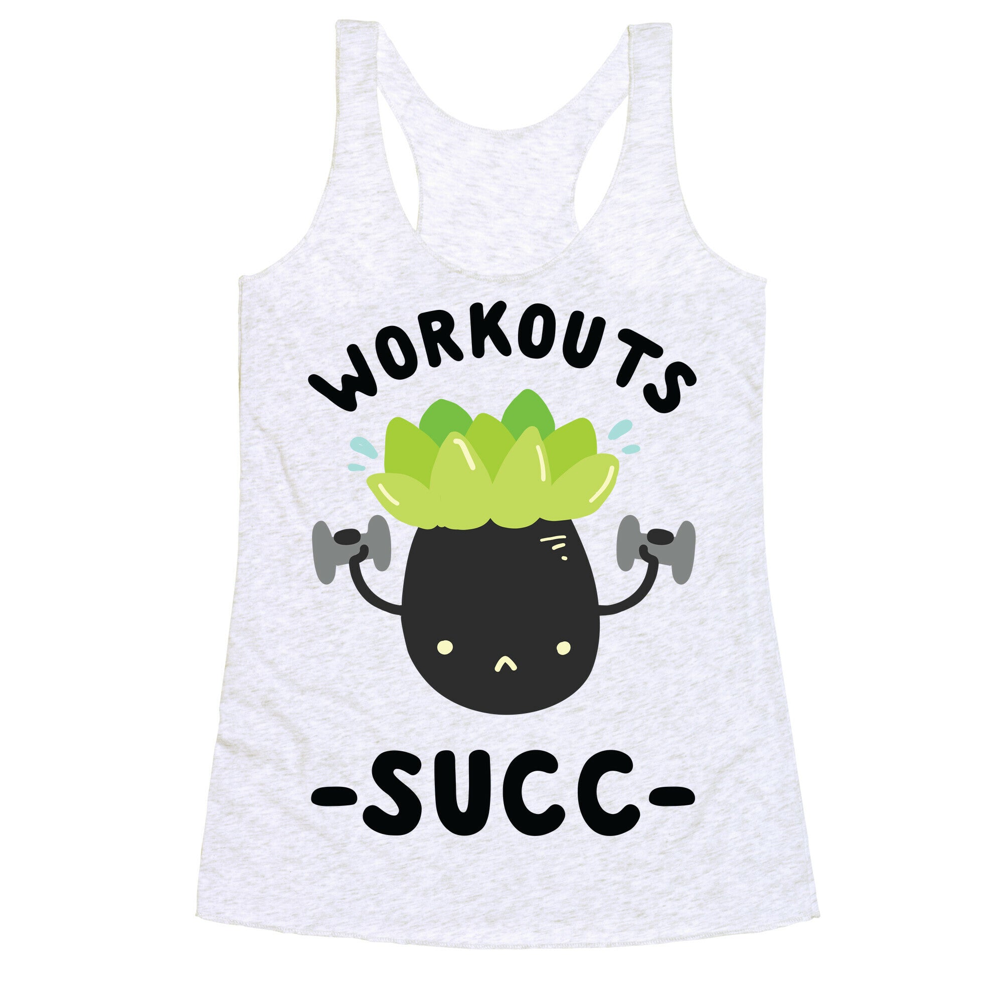 Workouts Succ Racerback Tank