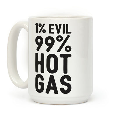 1% Evil 99% Hot Gas Coffee Mug