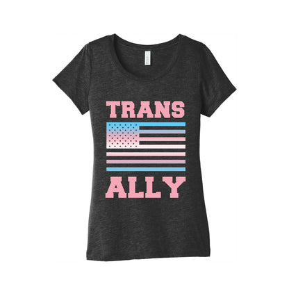 Trans Ally Women's Triblend Tee